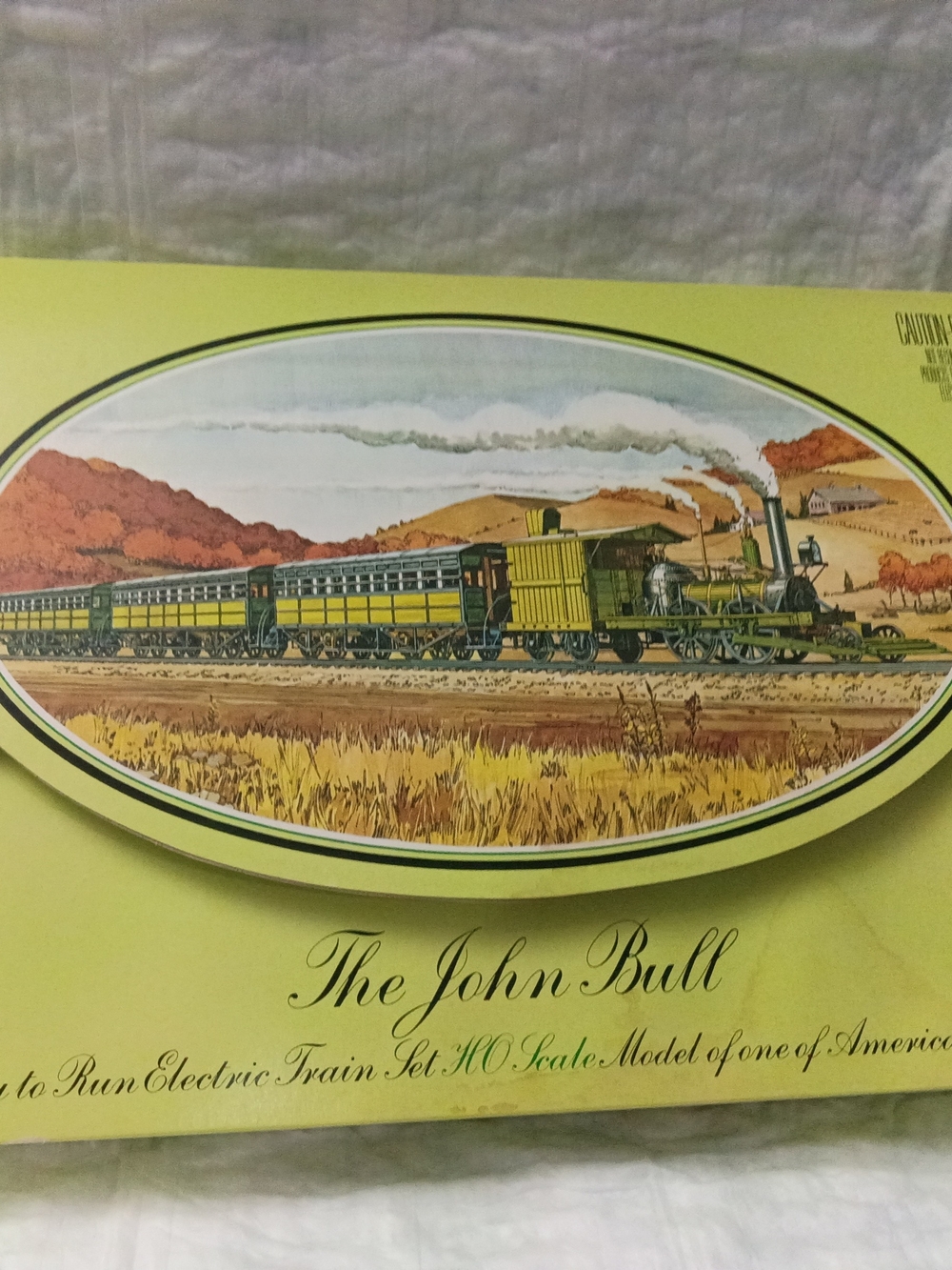 The John Bull HO Scale Electric Train Set - Yellow